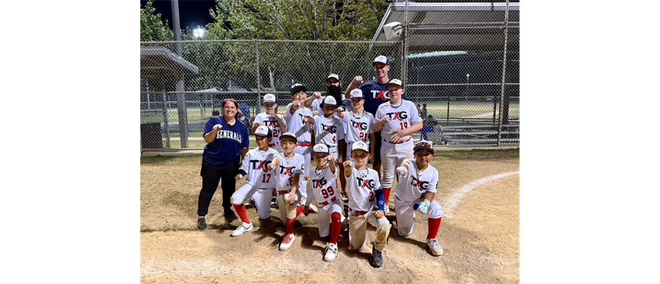 Spring 2026 Majors Division Champions - TX Generals